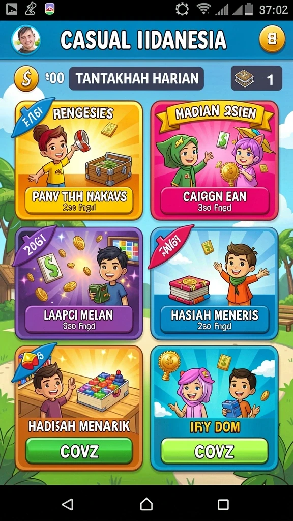 d73 - Tampilan grafis yang memukau dan colorful.