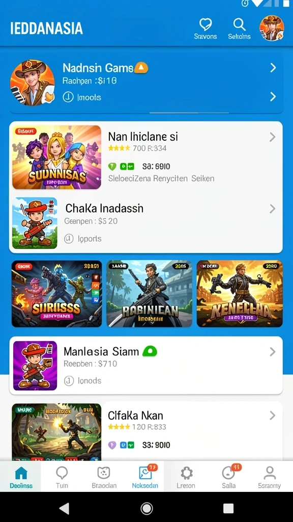 hoye55 - Screenshot pertama menunjukkan aksi karakter dalam misi seru.