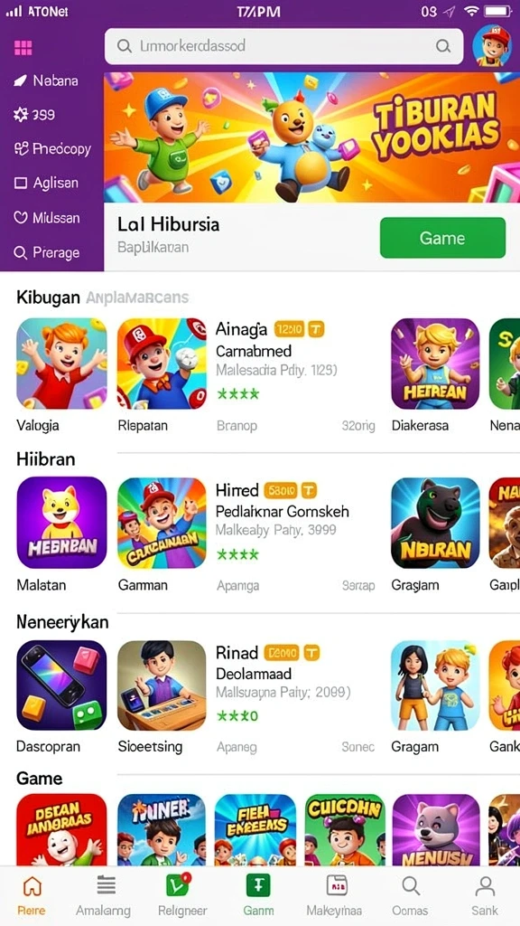 miototo - Tangkapan layar fitur kustomisasi karakter yang beragam.