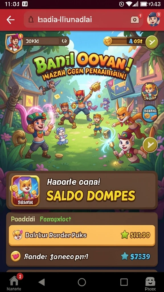 vikingtoto - Tampilan menu awal yang menarik dan intuitif.