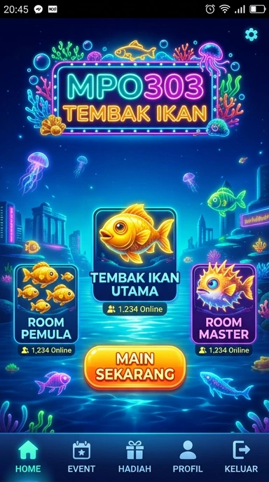 Layar utama mpo303 — antarmuka bersih setelah instalasi